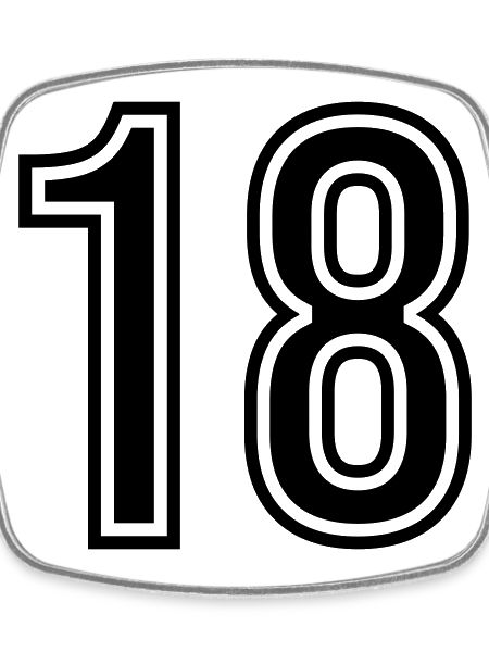 Symbole numérique 18