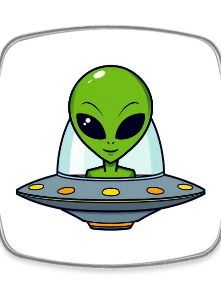 Alien in a spaceship