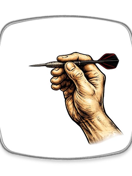 Unerring hand with darts