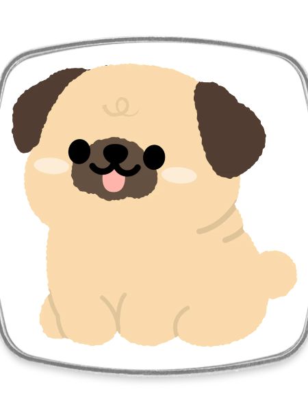 Pug Plushie Charm