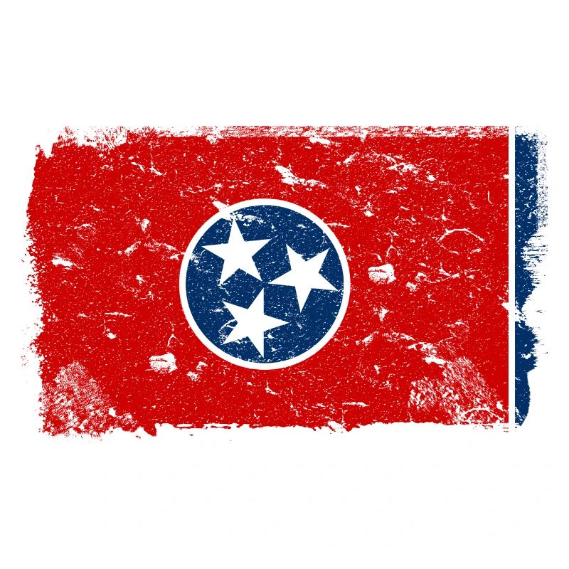Tennessee Drapeau Vintage