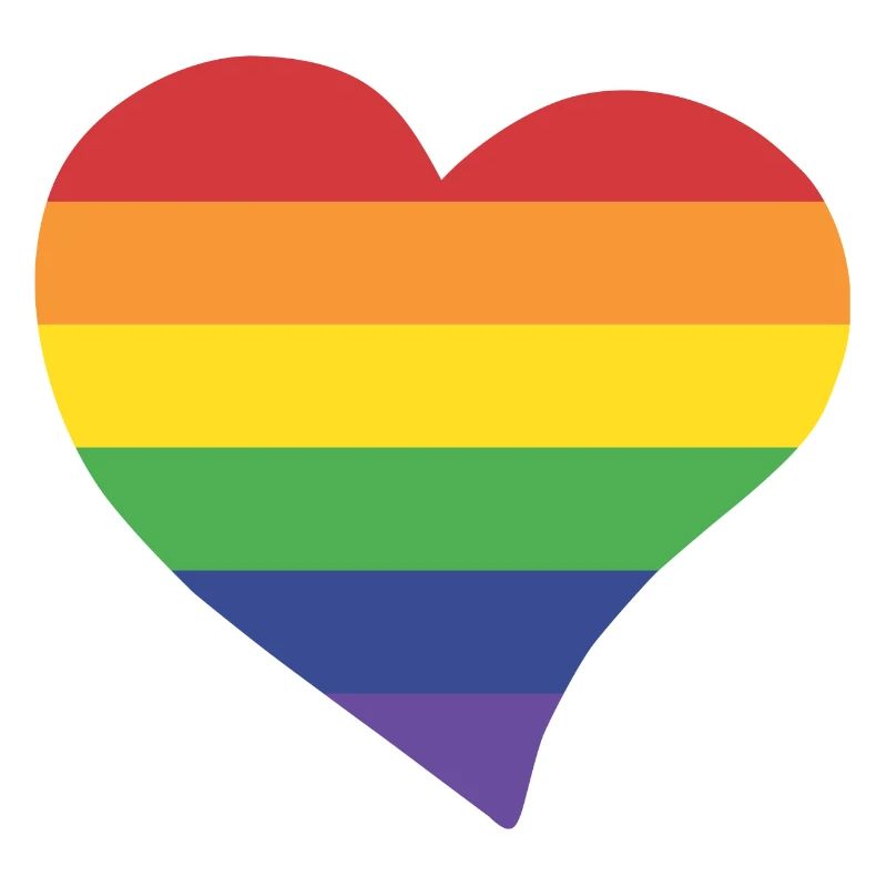 Rainbow heart