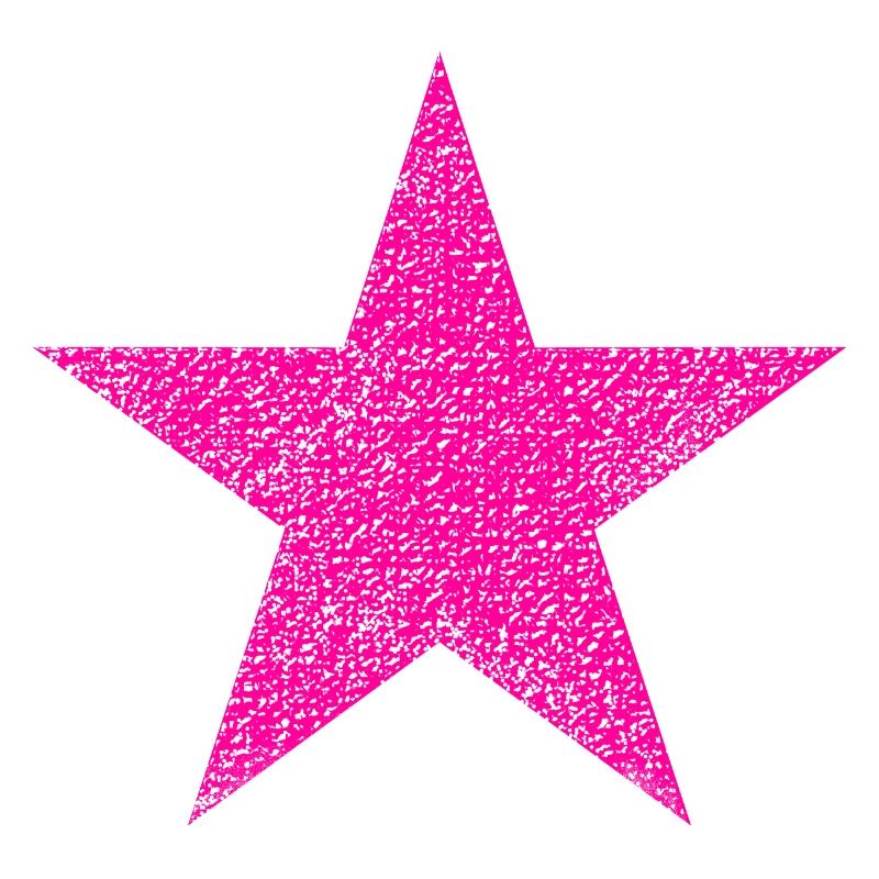 Étoile rose avec texture