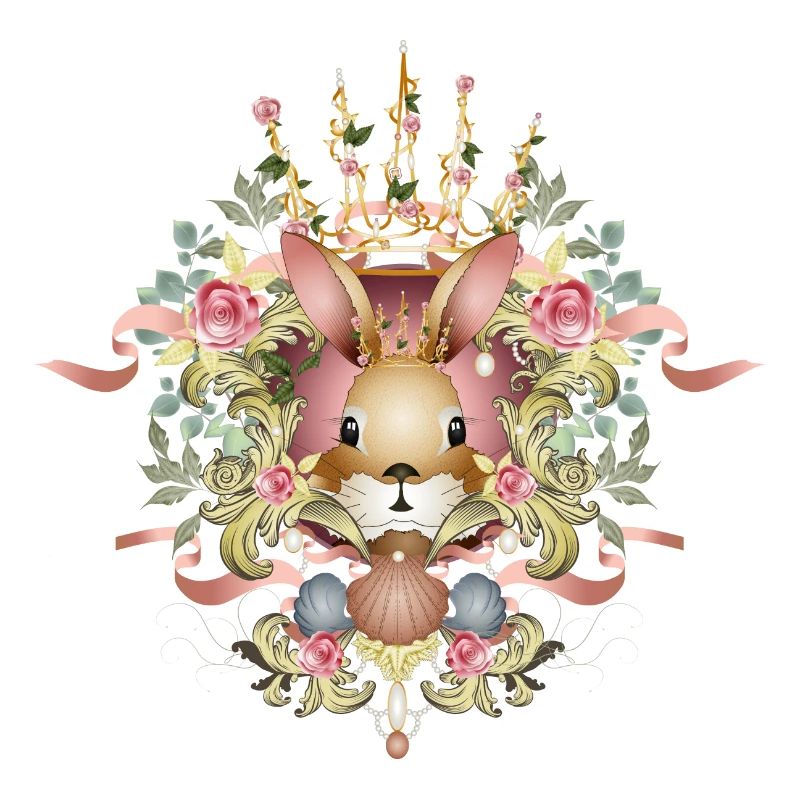 Adorable Easter in an ornamental setting