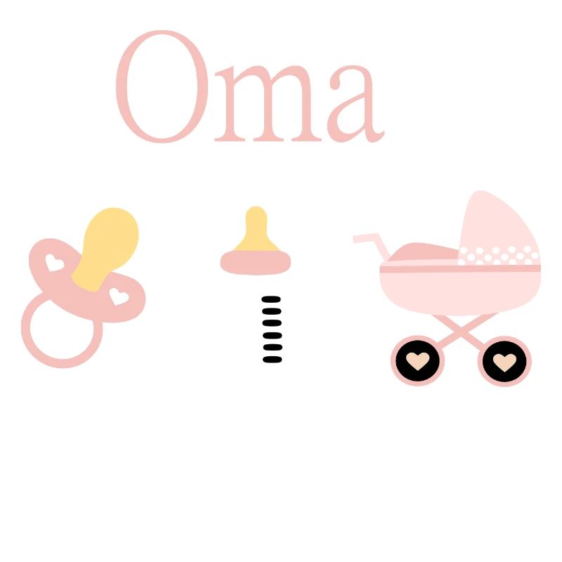 Oma Geburt Mädchen Vorlage personalisierbar