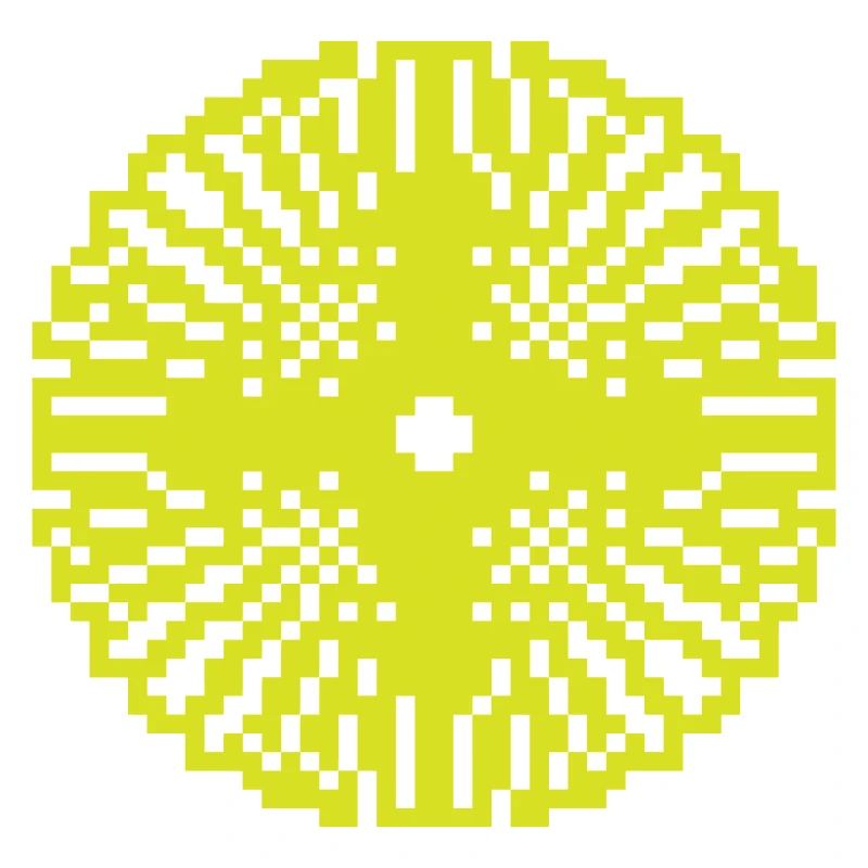 Sun pixelated circle pixel sun | Vectorgraphic