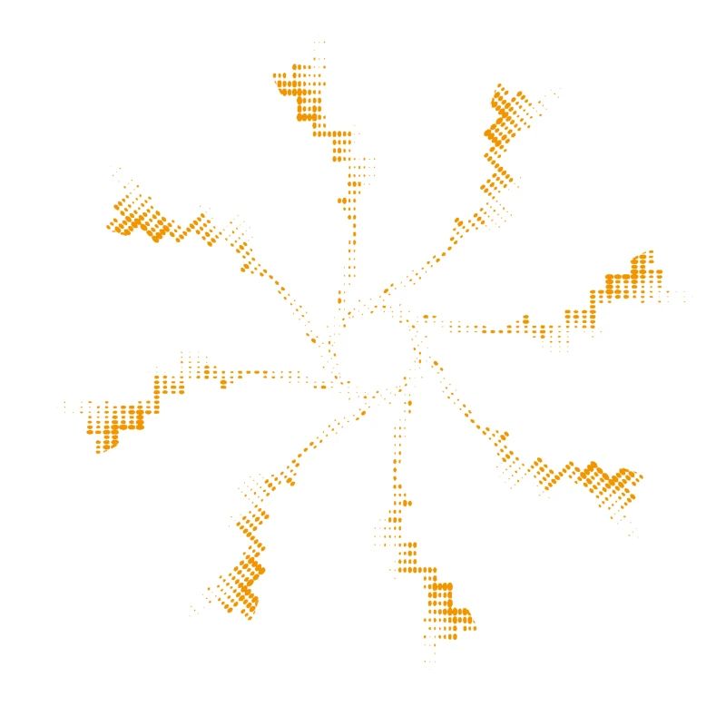 Firework pixel | gekreiseltes Windrad