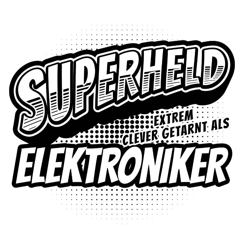 Superheld, clever getarnt als Elektroniker