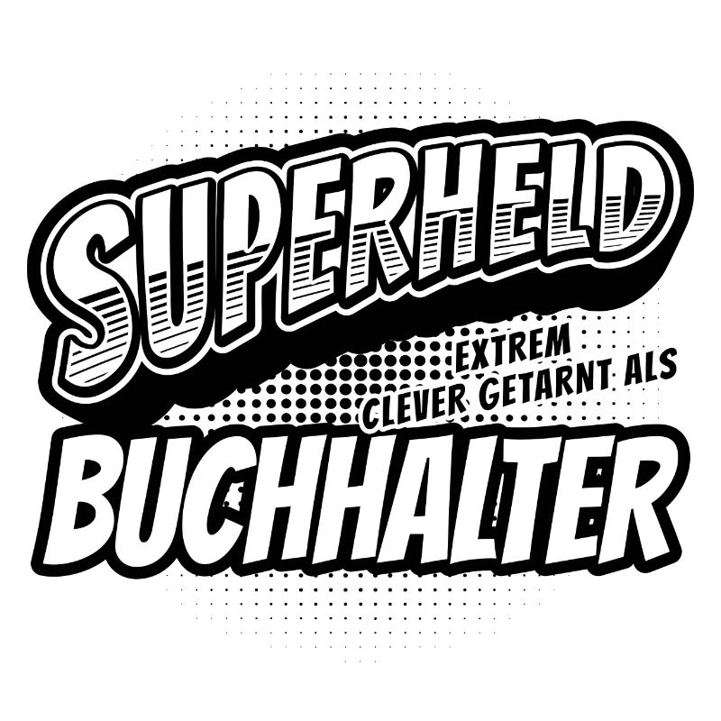 Superheld, clever getarnt als Buchhalter