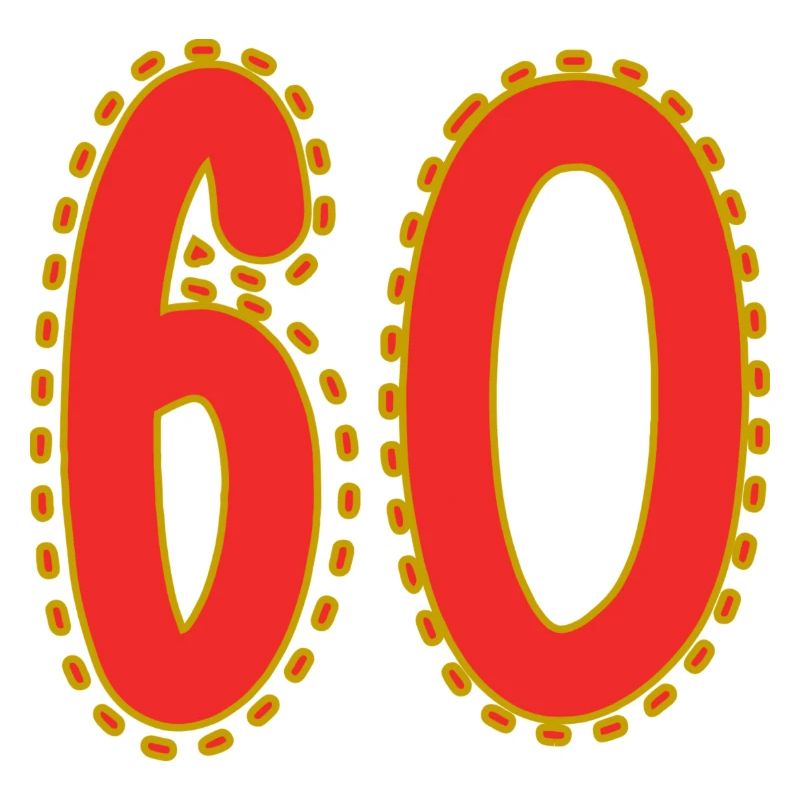 60. 60 ANS. 60e ANNIVERSAIRE. ANNIVERSAIRE 60 ANS.