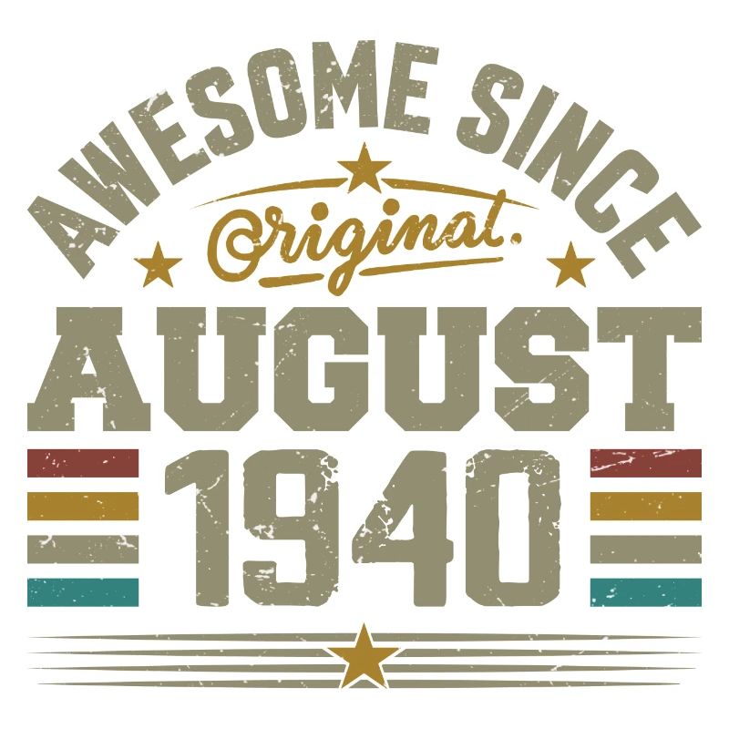 August 1940 Geburtstag August 1940 August 1940 Retro