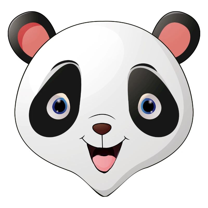 Visage de panda