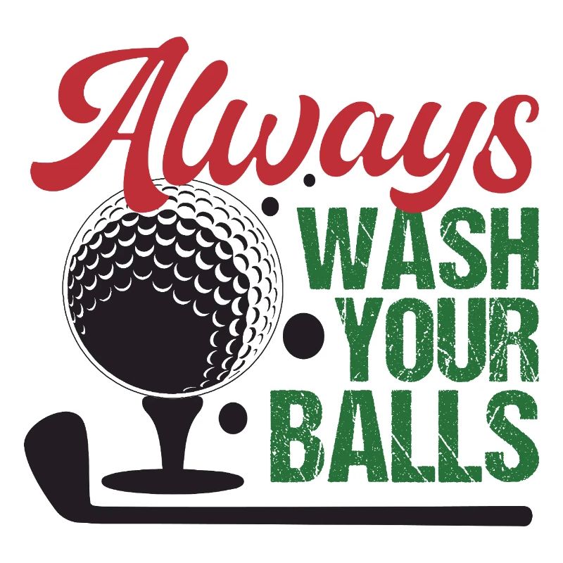 Golf - Waschen Sie immer Ihre Bälle