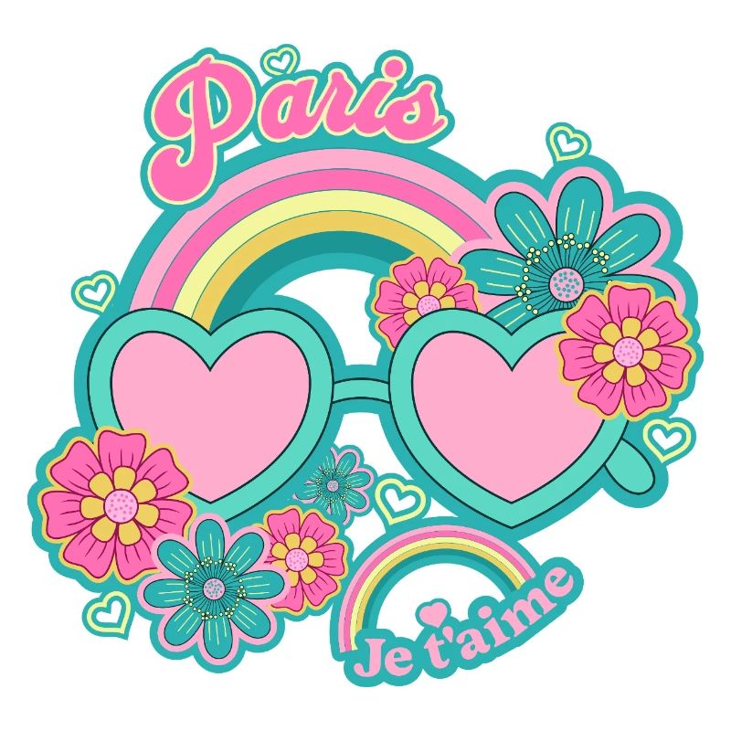 Paris Regenbogen Rosé Herzen