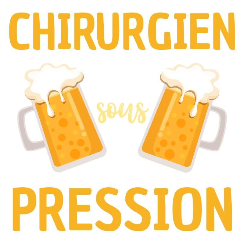 Pressure Surgeon Design Funny Beer