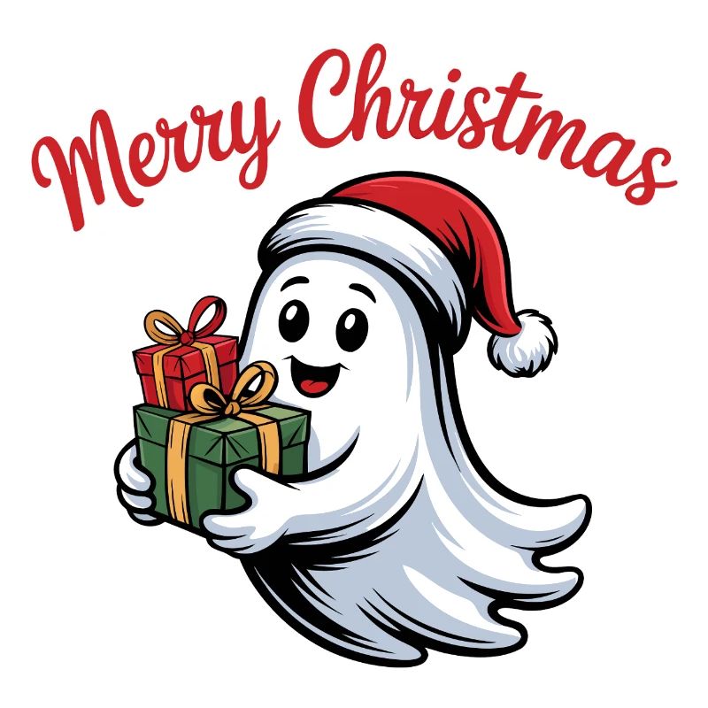 Weihnachtsgeist mit Geschenken