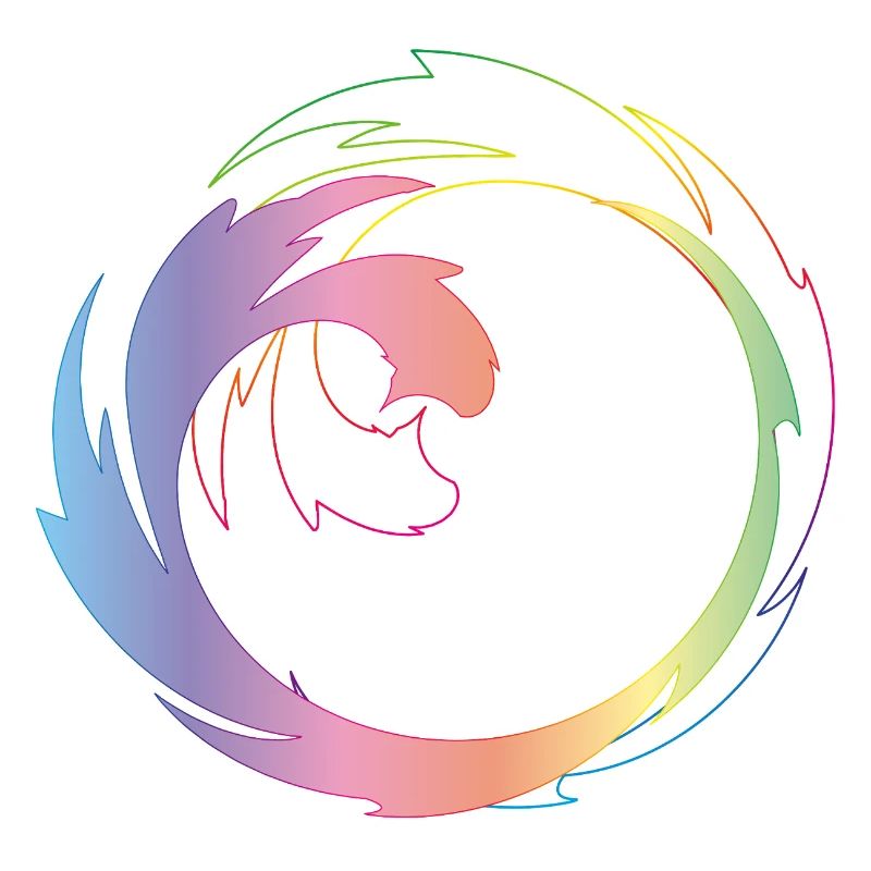 Creative color wheel as a dynamic design frame