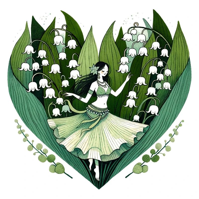 Lily Vale Dancer in Heart Bloom