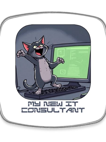 IT-Katze am Computer