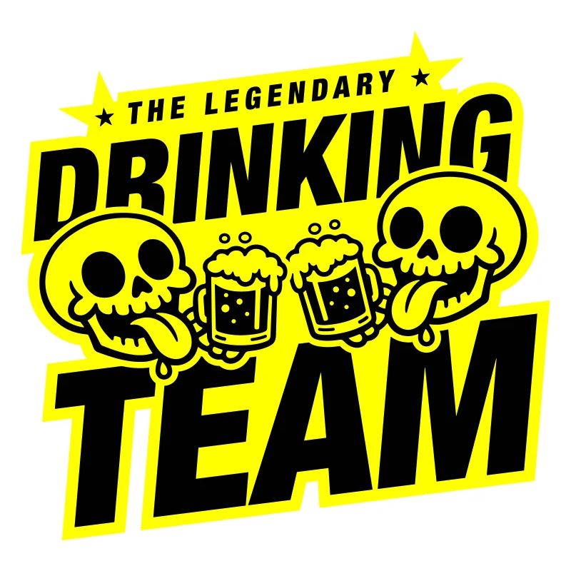 Drinking Team Skelett Bier