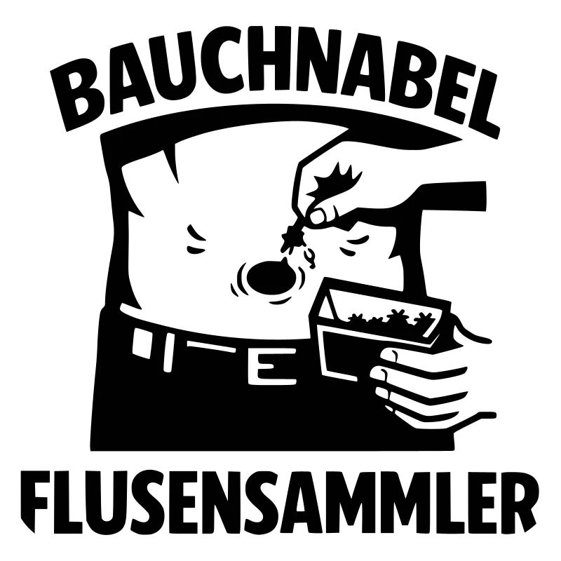 Fluff collector belly button