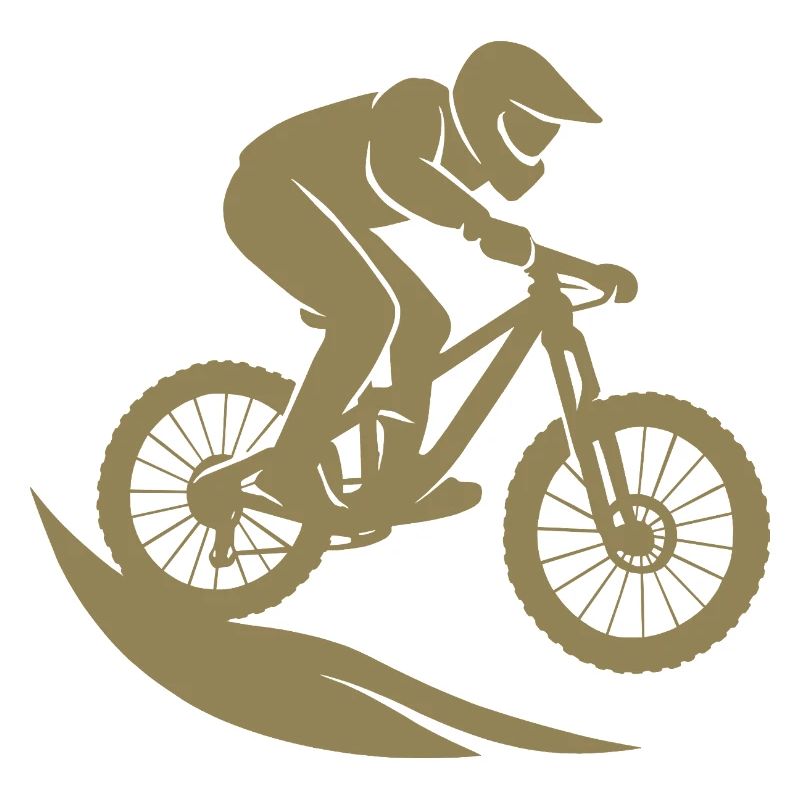 Vélo de VTT minimaliste Descente