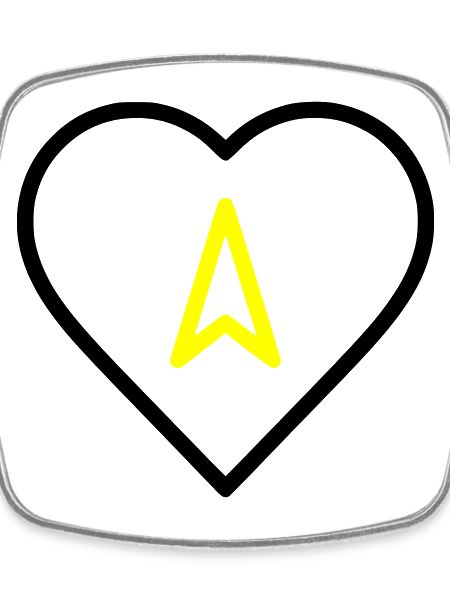Heart with arrow direction