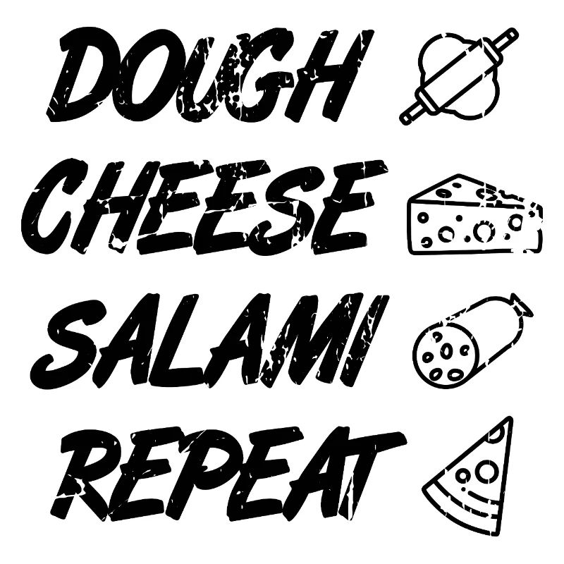 Pâte fromage Salami Répéter