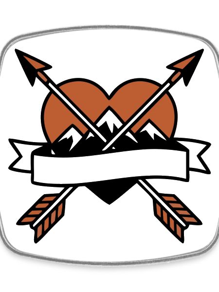 Heart Arrows Banner Placeholder