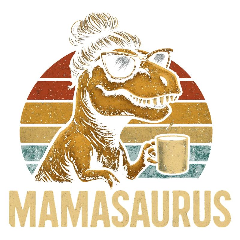 Mamasaurus Mama Mutter Geschenkidee Humor Lustig