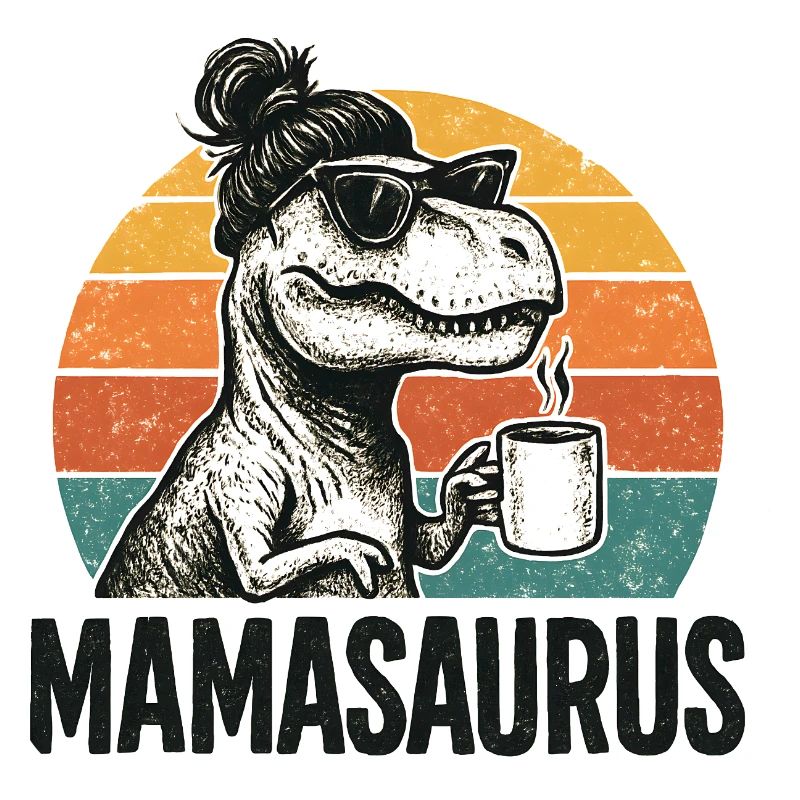 Mamasaurus Mama Mutter Geschenkidee Humor Lustig
