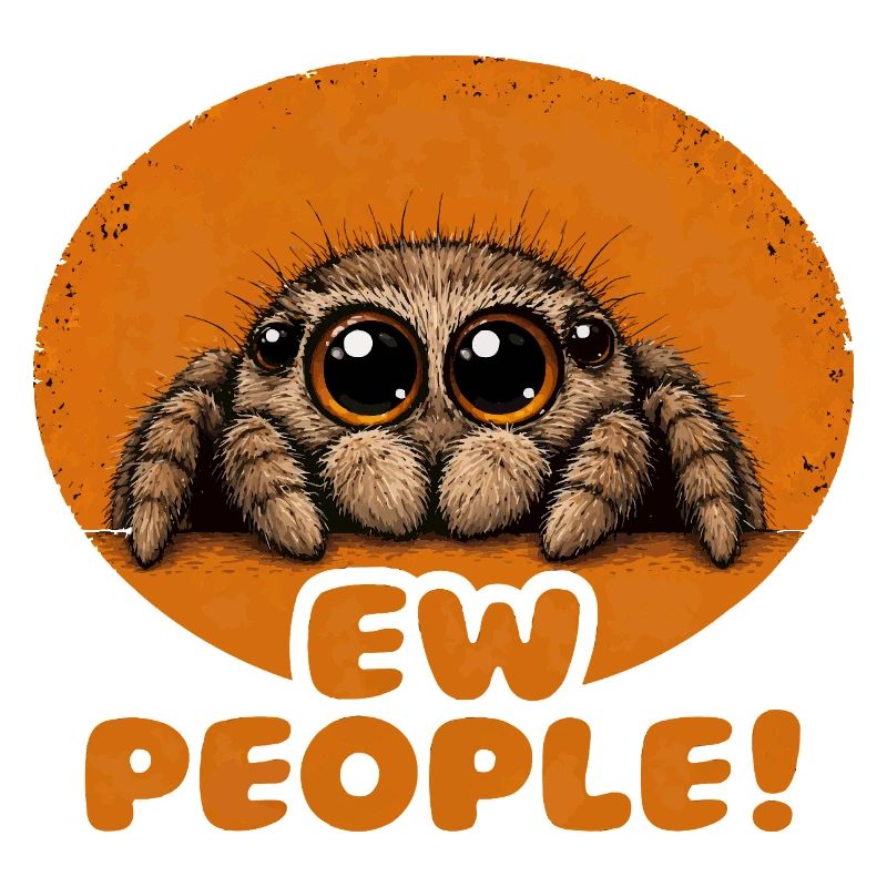 Beurk, les gens ! Araignée mignonne