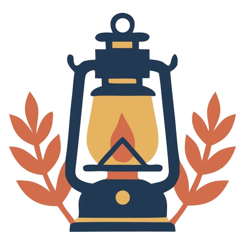 Camping Lantern Nature Forest