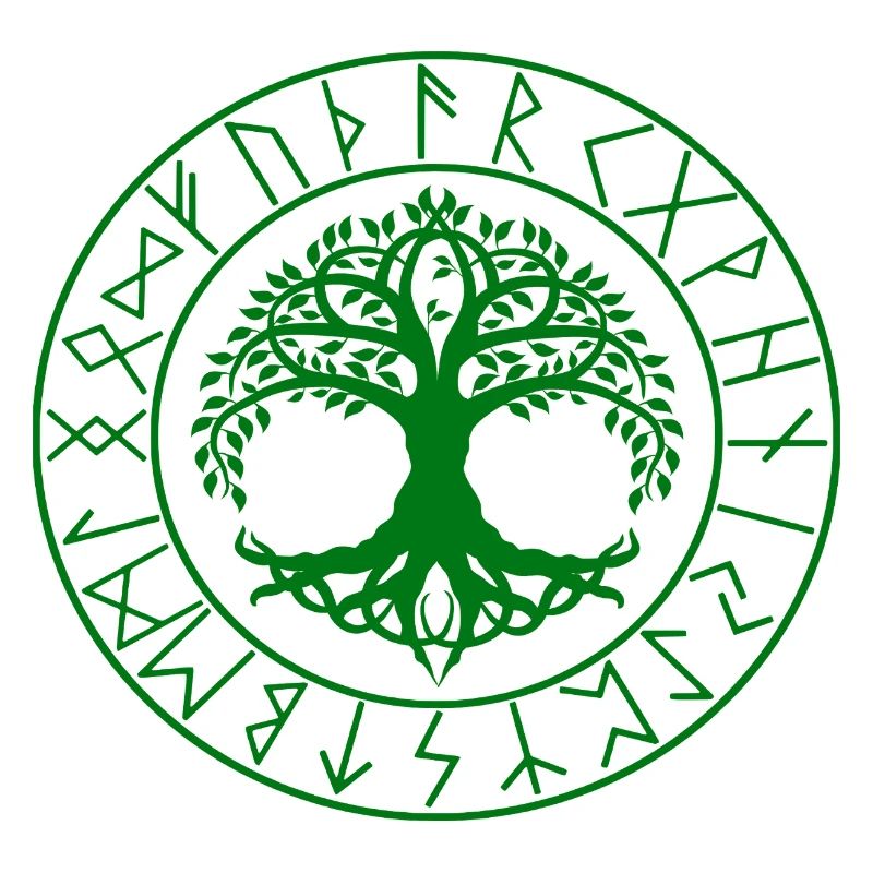 Wikinger Baum Keltischer Knoten