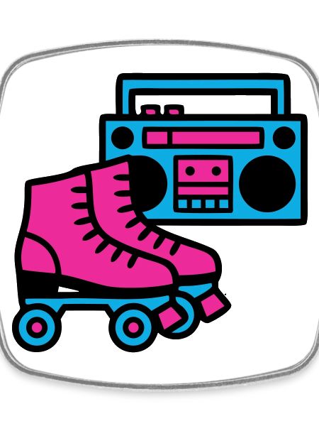 Roller Boombox Rétro années 80