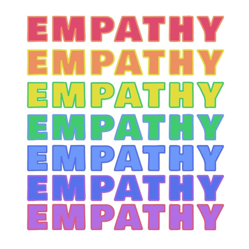 Empathie Regenbogen Print