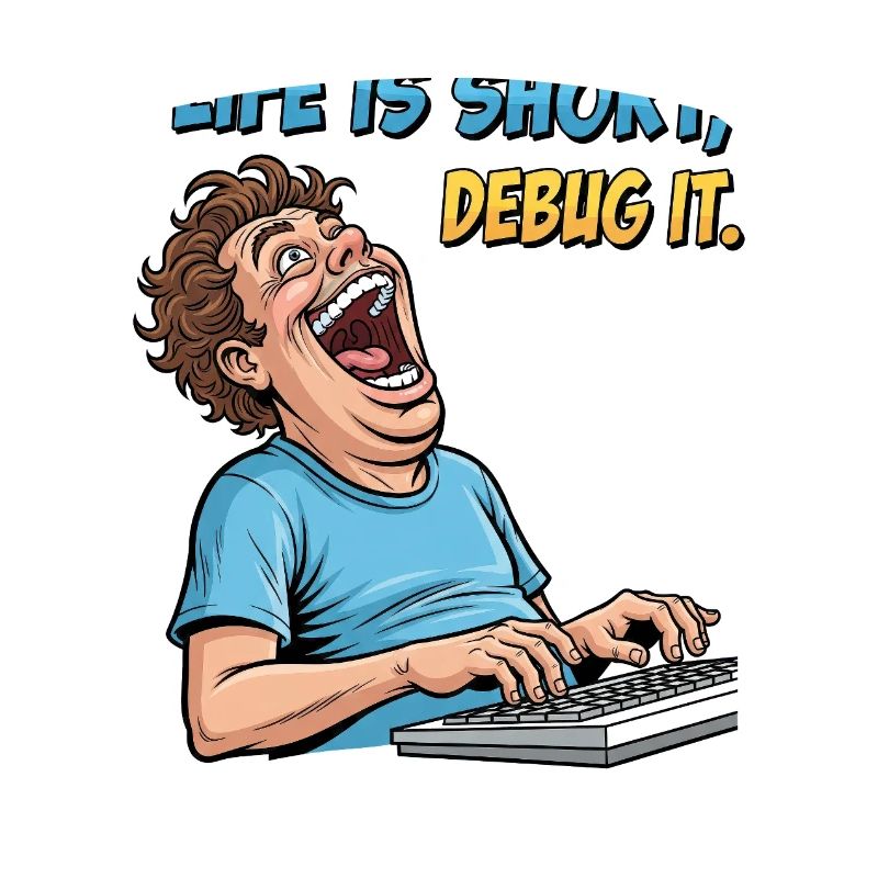 Debug Your Life: Funny IT Programmer Shirt