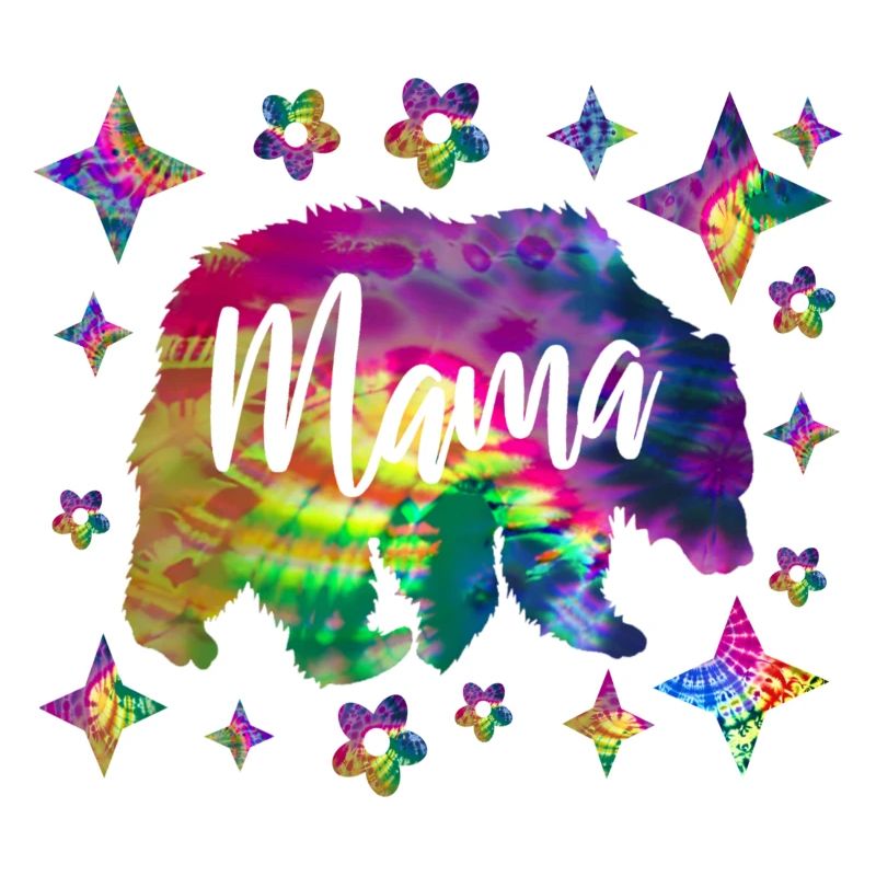 Mama Bear Batik Tie Dye