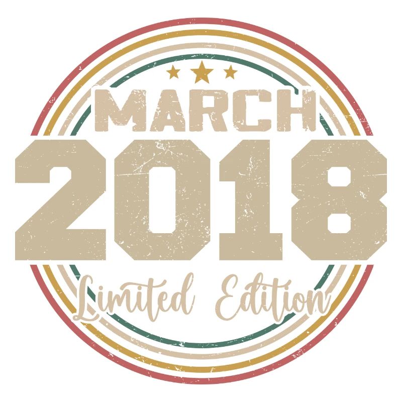 Génial Depuis Mars 2018 Anniversaire 2018 Cadeau