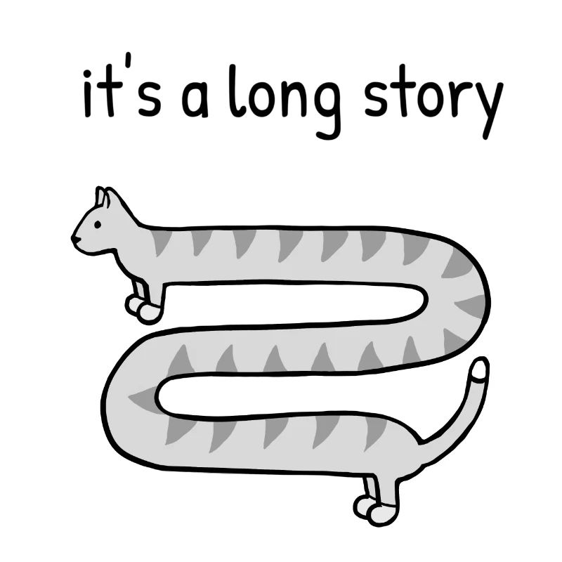 C’est une longue histoire
