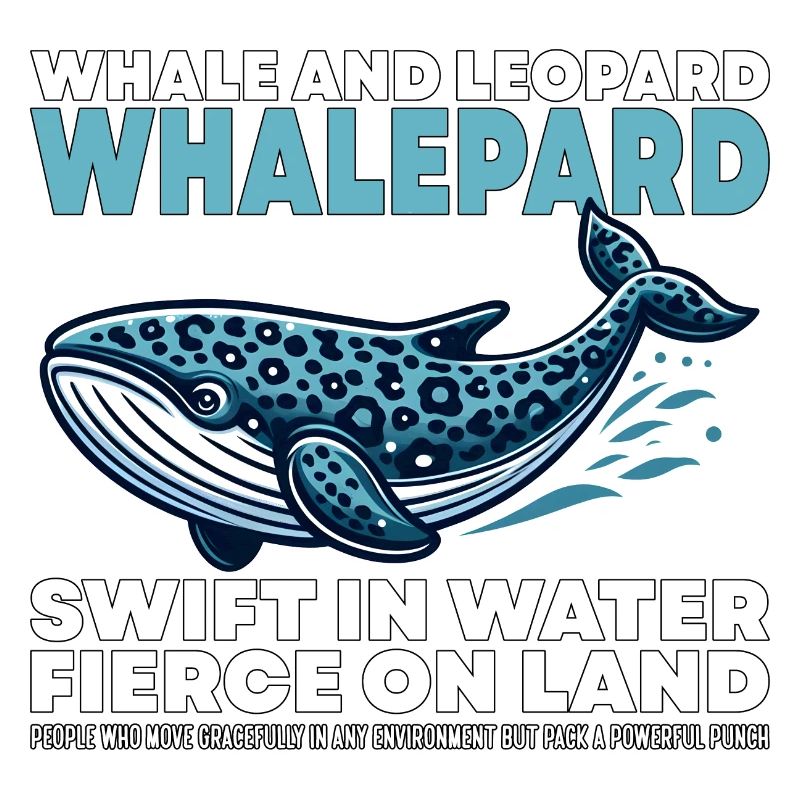 MARTINET DANS L’EAU FÉROCE SUR TERRE - BALEINE ET LÉOPARD
