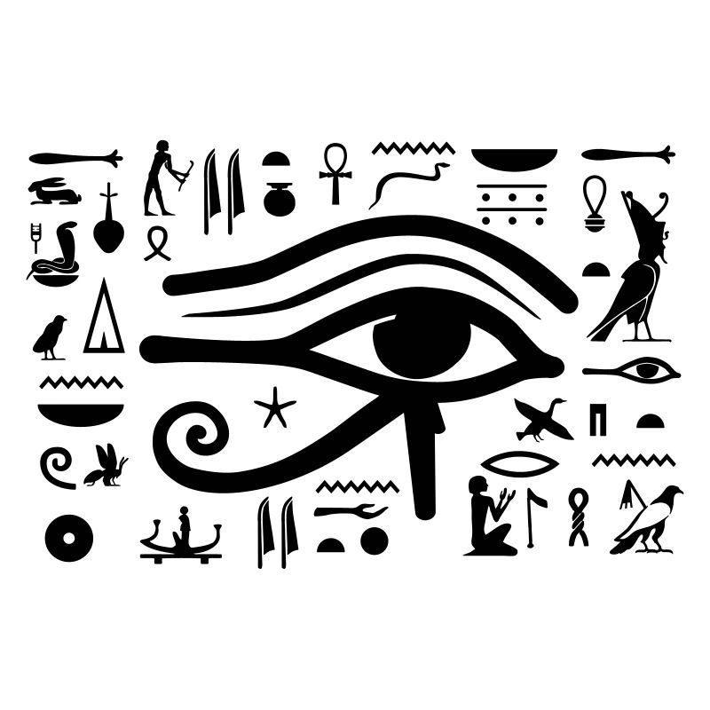 HORUS hieroglyphs