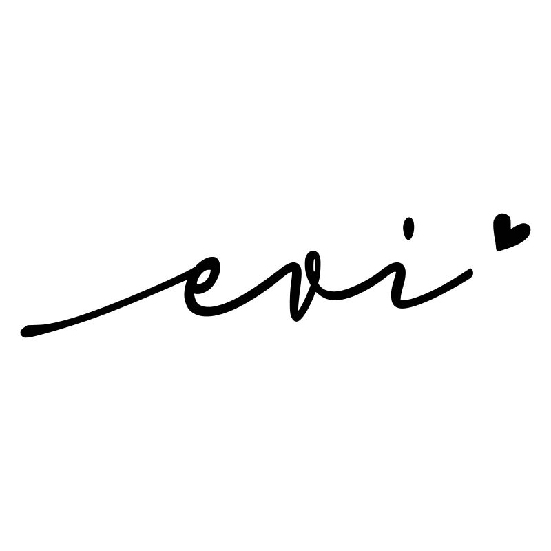 Evi Cursive Name