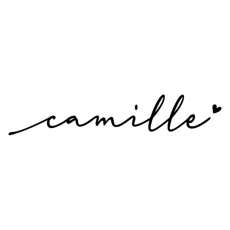 Nom cursif de Camille