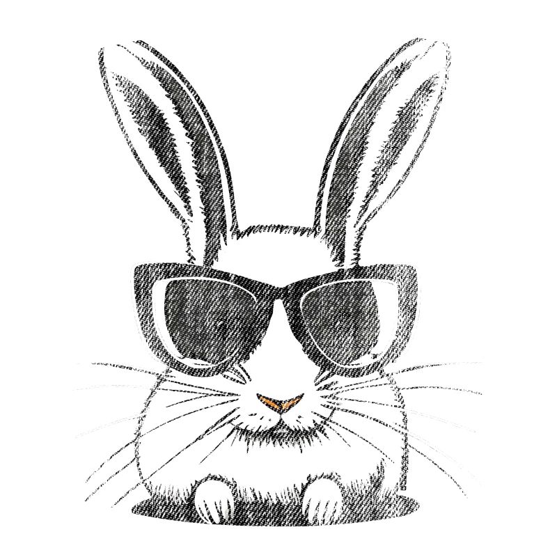Lunettes de soleil blanches lapin