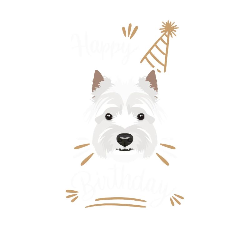 Geburtstag Geschenk West Highland Terrier