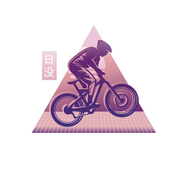 Vaporwave Downhill