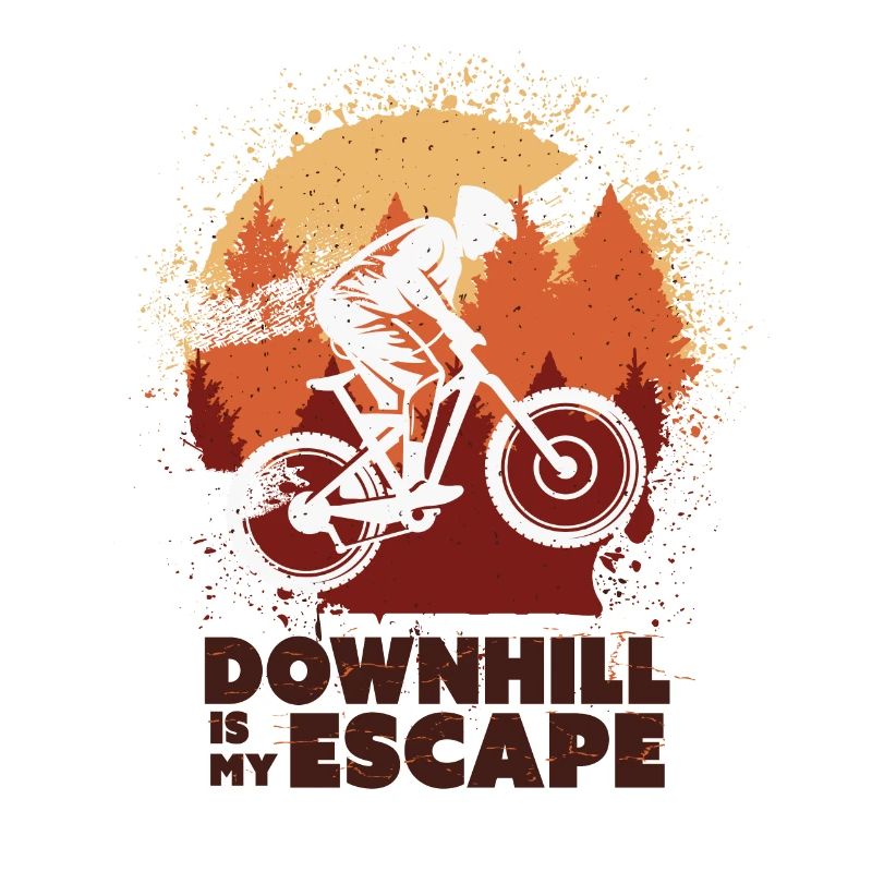 Downhill, mountain biking