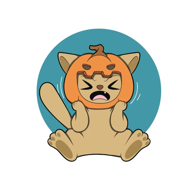 GATTO ZUCCA Halloween Apocalisse Horror Dolce
