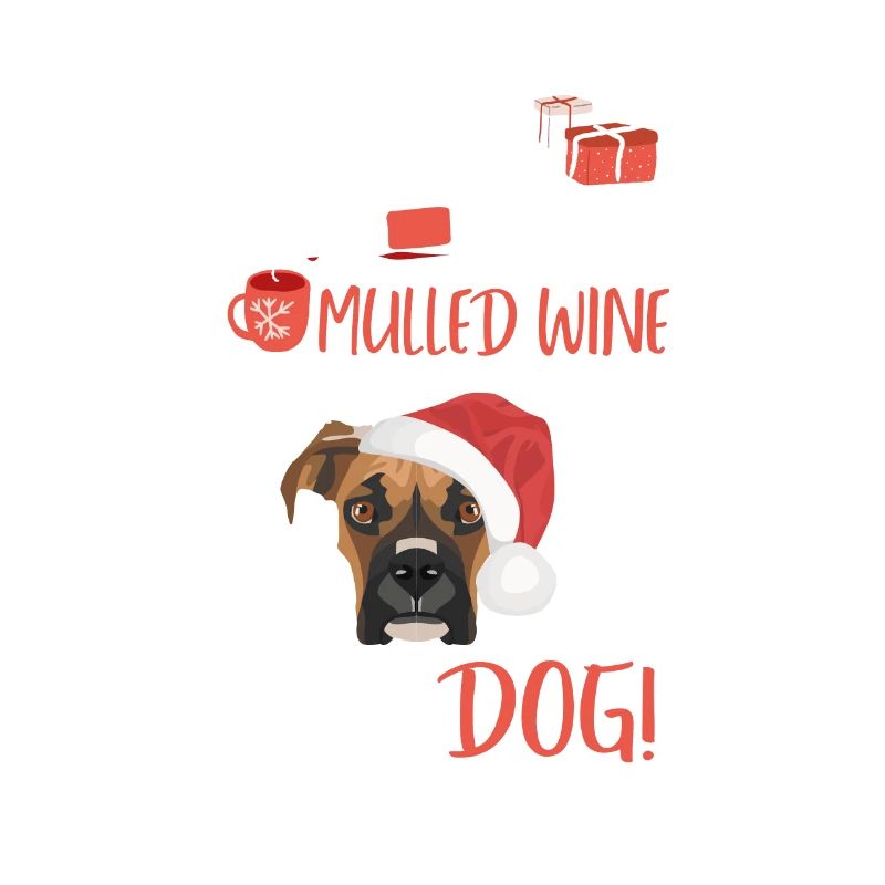 Boxer Vin chaud Noël